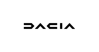 Dacia logo in zwart wit auto abonnement