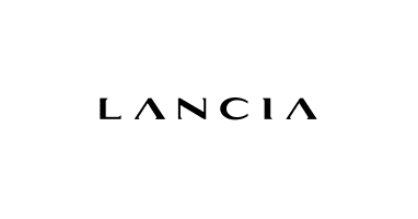 Lancia logo in zwart wit auto abonnement