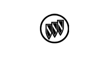 Buick logo in zwart wit auto abonnement
